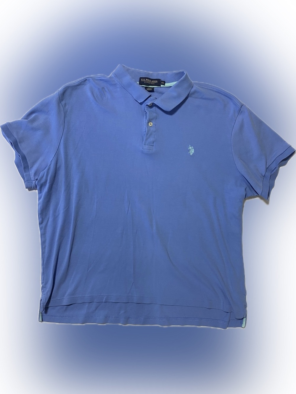 U.S. Polo Assn. Men's Light Blue Polo Shirt with Embroidered Logo